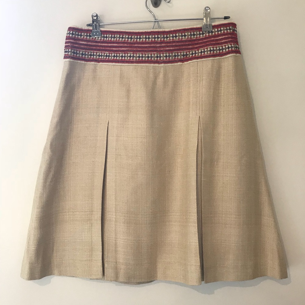 Tory Burch Skirt with Beaded Waist